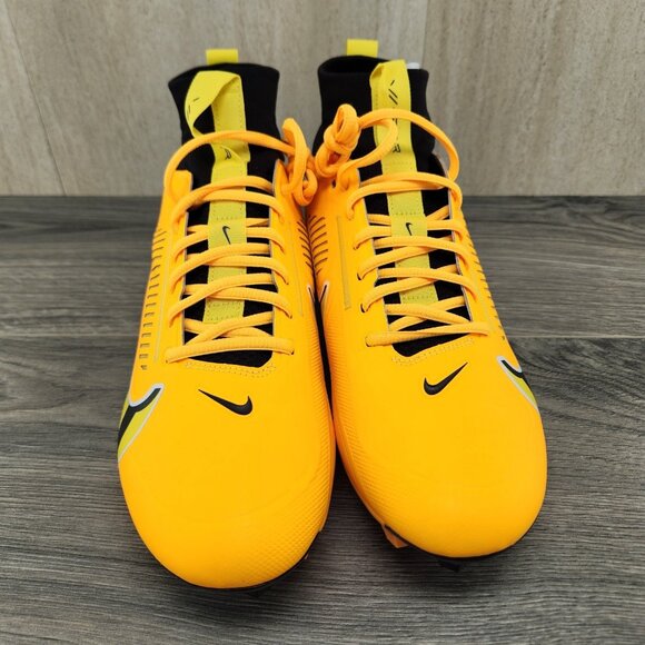 Nike Vapor Edge Pro 360 2 NRG Size 10.5 Mens Laser Orange Black Football Cleats - Picture 6 of 15